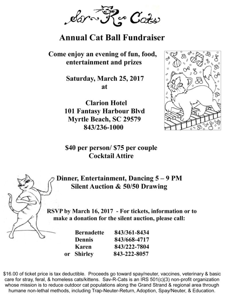 Sav-R-Cats 2017 Cat Ball Fundraiser