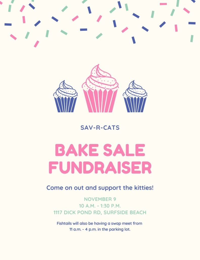 Bake Sale flyer